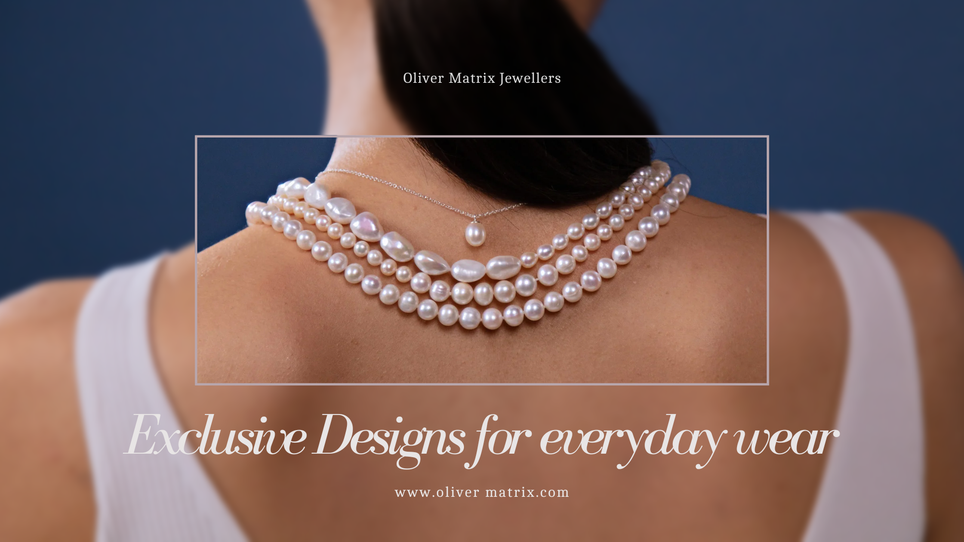 girl wearing pearls jewellery